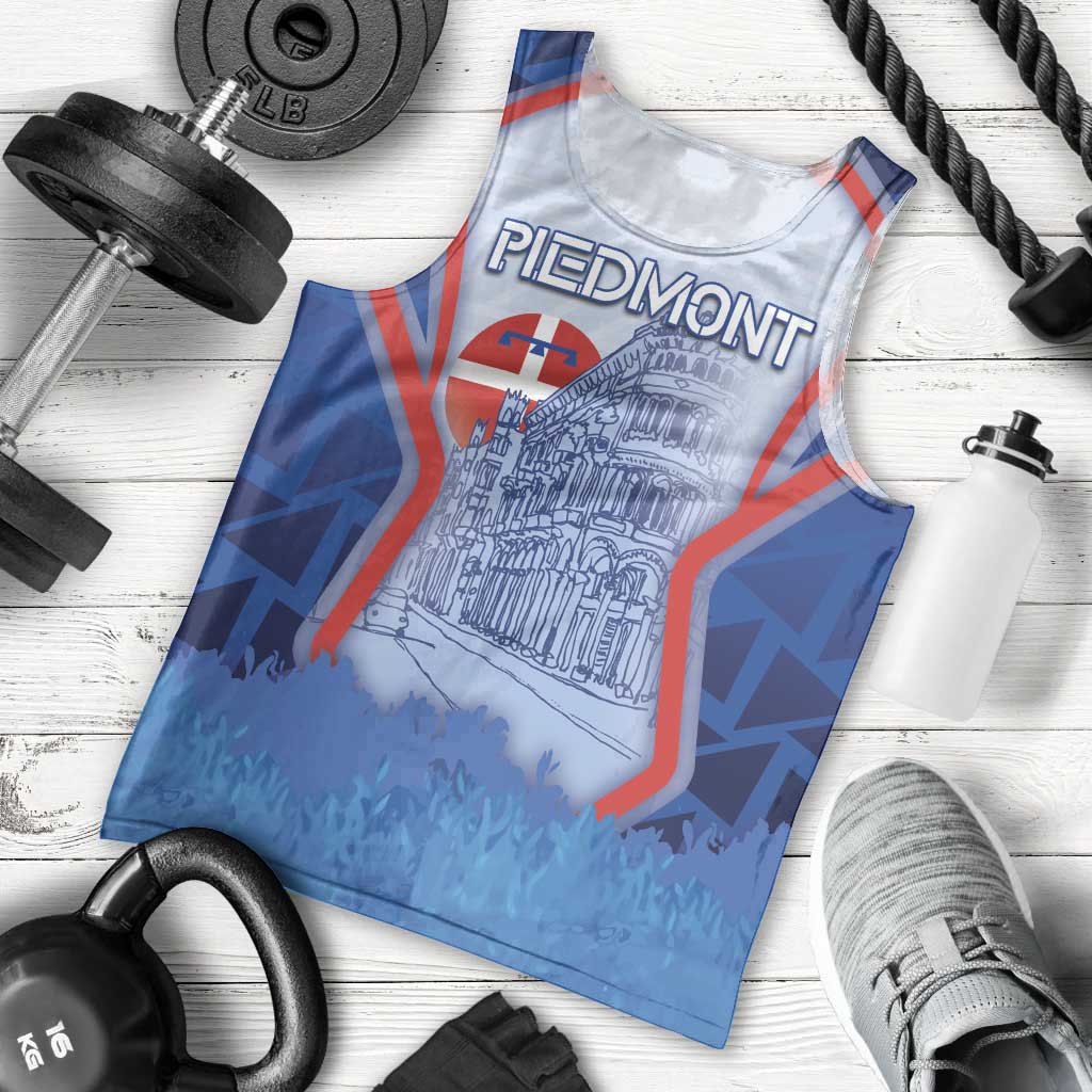 Custom Italy Piedmont Men Tank Top Capital Turin Urban Sketch