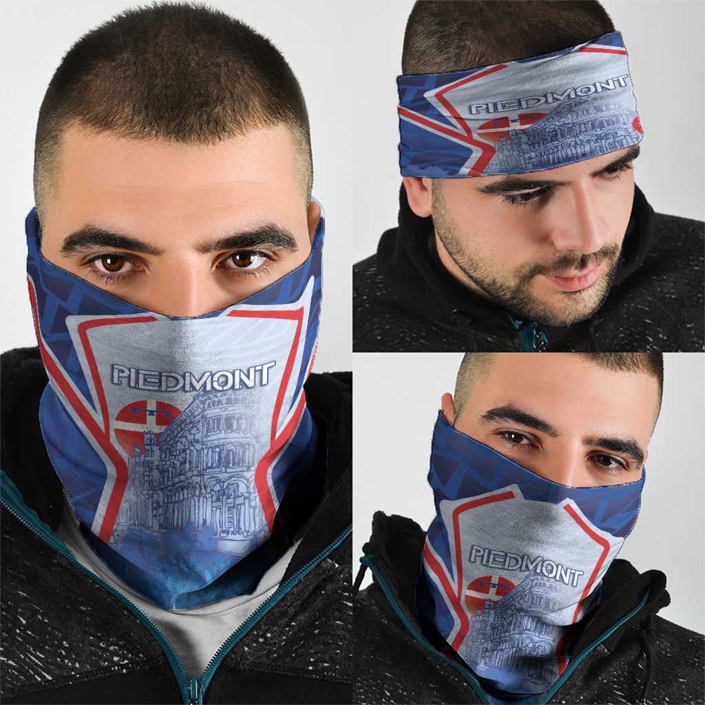 Italy Piedmont Neck Gaiter Capital Turin Urban Sketch