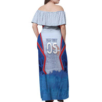Custom Italy Piedmont Off Shoulder Maxi Dress Capital Turin Urban Sketch