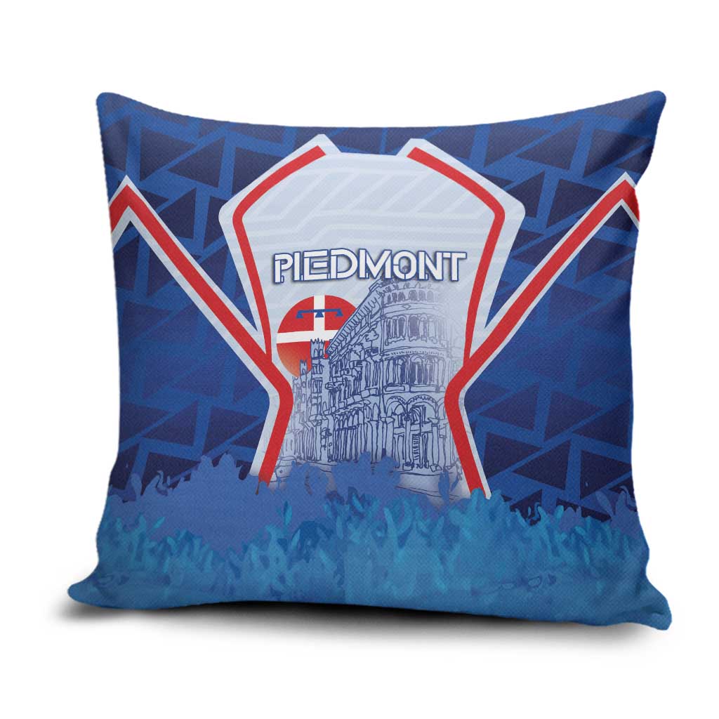 Italy Piedmont Pillow Cover Capital Turin Urban Sketch