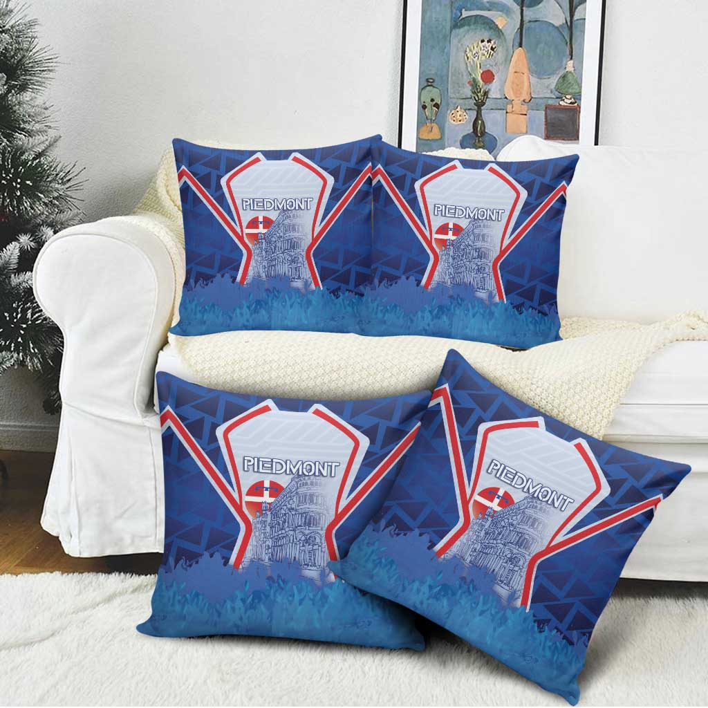 Italy Piedmont Pillow Cover Capital Turin Urban Sketch
