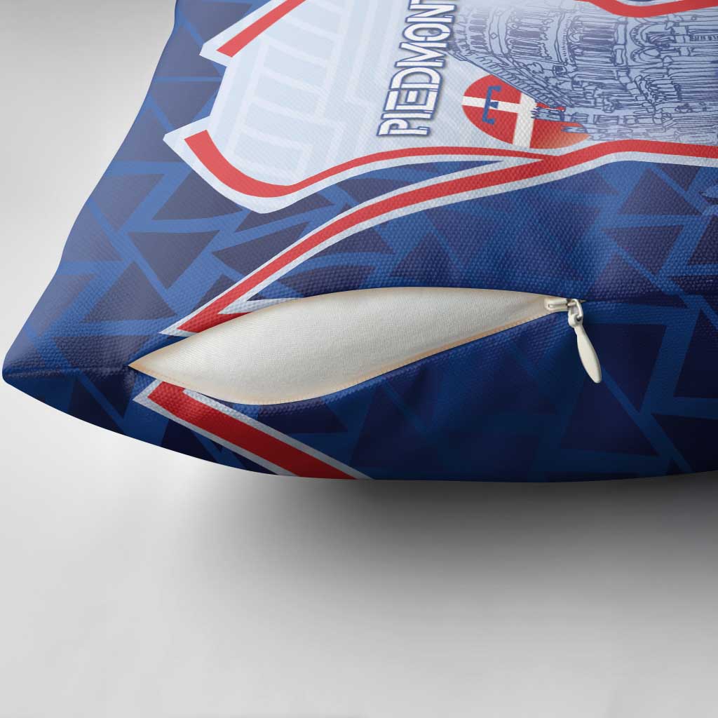 Italy Piedmont Pillow Cover Capital Turin Urban Sketch