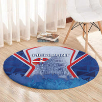Italy Piedmont Round Carpet Capital Turin Urban Sketch