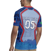 Custom Italy Piedmont Rugby Jersey Capital Turin Urban Sketch