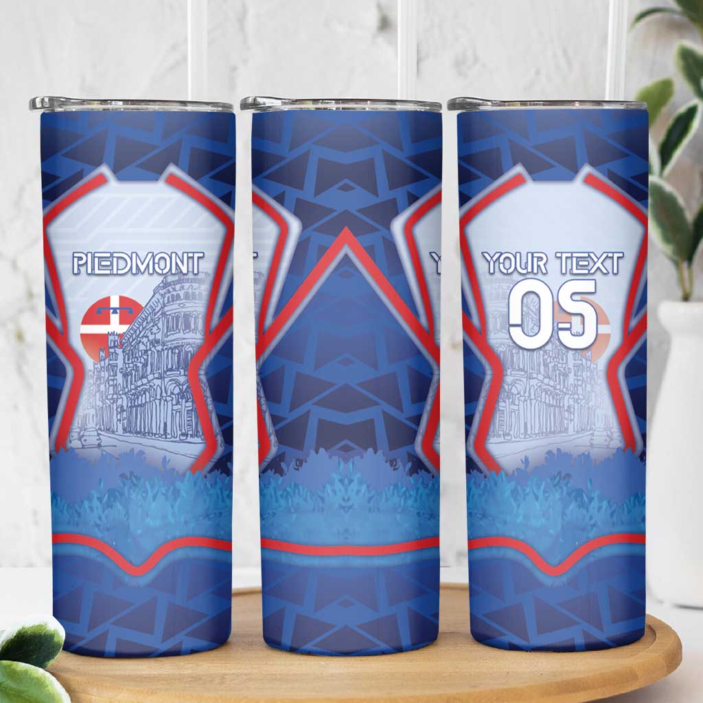 Custom Italy Piedmont Skinny Tumbler Capital Turin Urban Sketch