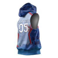 Custom Italy Piedmont Sleeveless Hoodie Capital Turin Urban Sketch