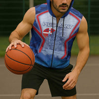 Custom Italy Piedmont Sleeveless Zip Hoodie Capital Turin Urban Sketch