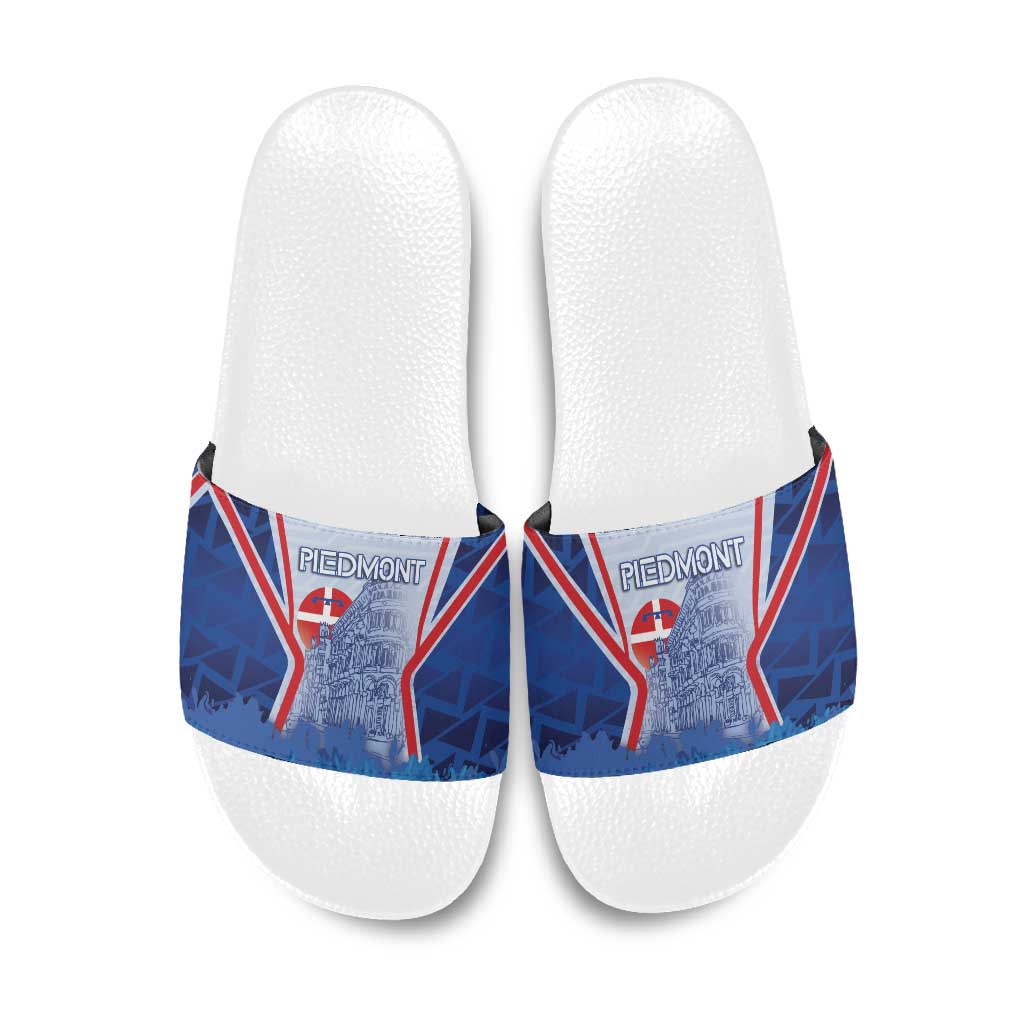 Italy Piedmont Slide Sandals Capital Turin Urban Sketch