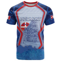 Custom Italy Piedmont T Shirt Capital Turin Urban Sketch