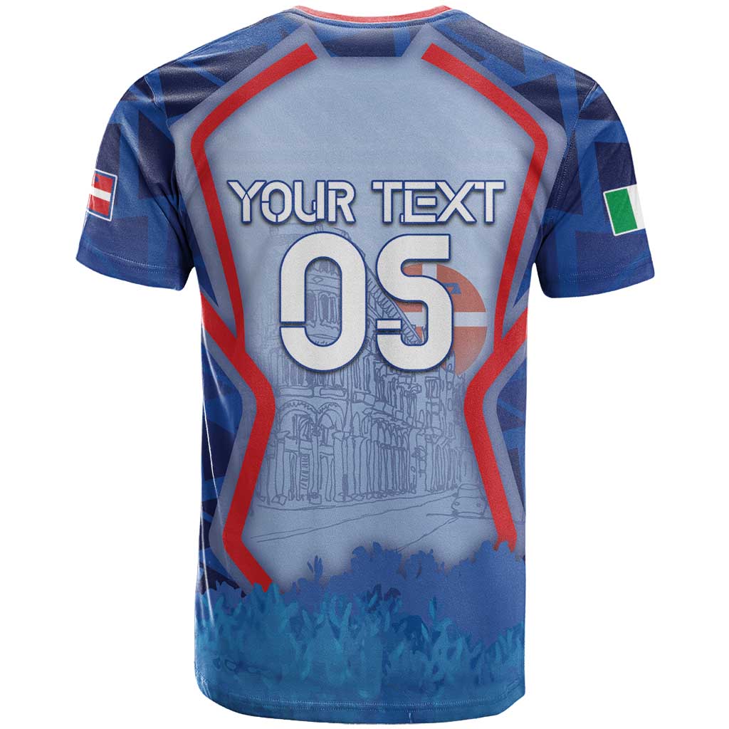 Custom Italy Piedmont T Shirt Capital Turin Urban Sketch