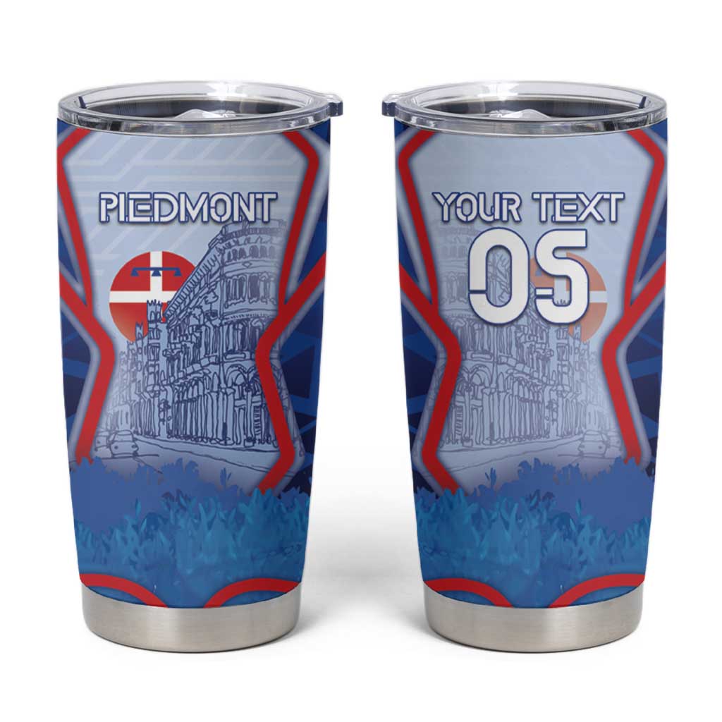 Custom Italy Piedmont Tumbler Cup Capital Turin Urban Sketch