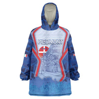 Custom Italy Piedmont Wearable Blanket Hoodie Capital Turin Urban Sketch