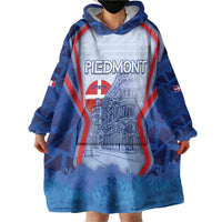 Custom Italy Piedmont Wearable Blanket Hoodie Capital Turin Urban Sketch