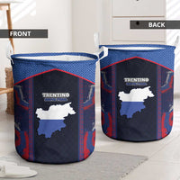Italy Trentino-South Tyrol Laundry Basket Coat Of Arms Eagle And Roman Patterns