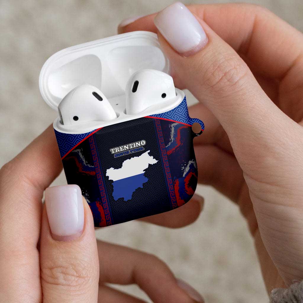 Italy Trentino-South Tyrol AirPods Case Coat Of Arms Eagle And Roman Patterns