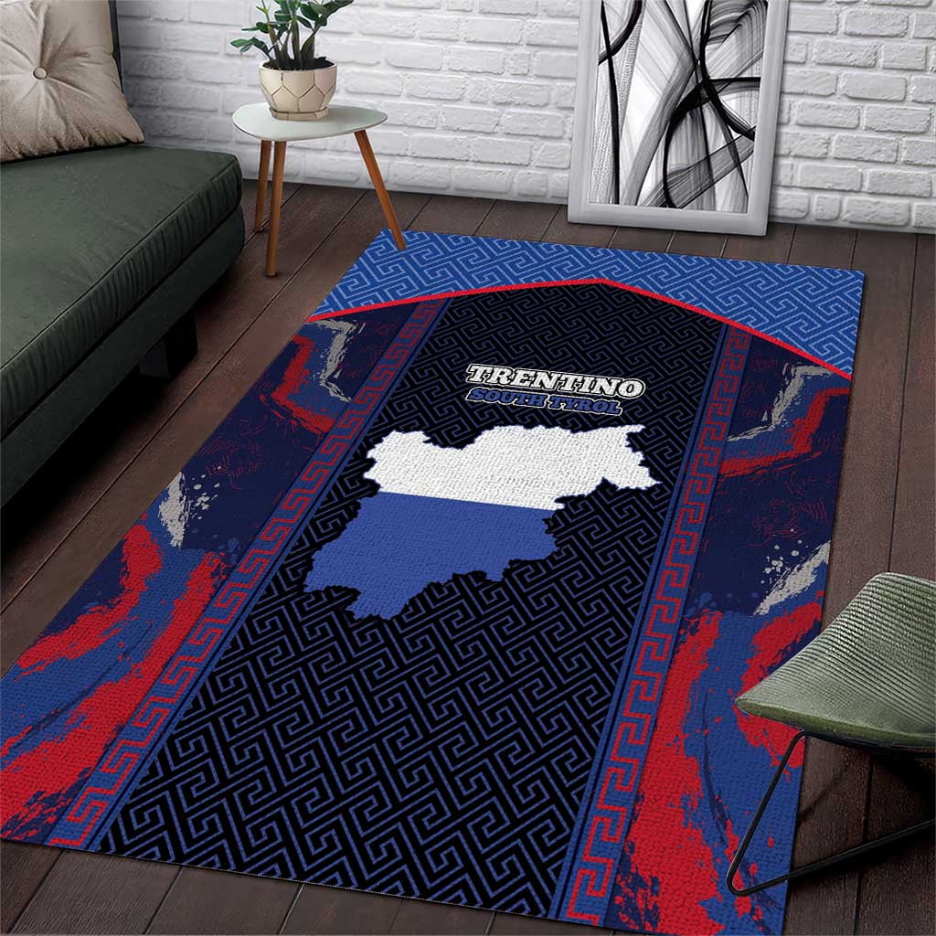 Italy Trentino-South Tyrol Area Rug Coat Of Arms Eagle And Roman Patterns