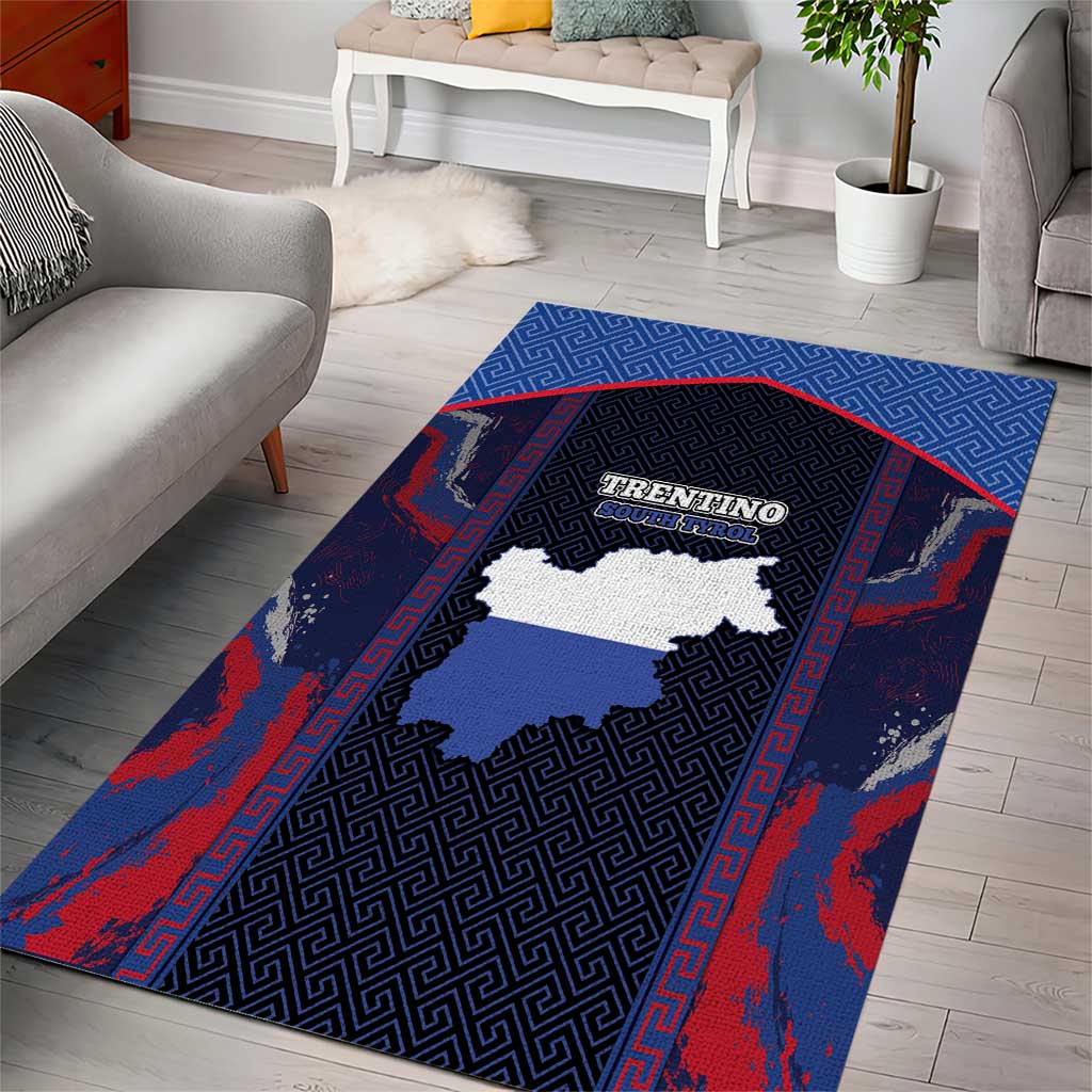 Italy Trentino-South Tyrol Area Rug Coat Of Arms Eagle And Roman Patterns