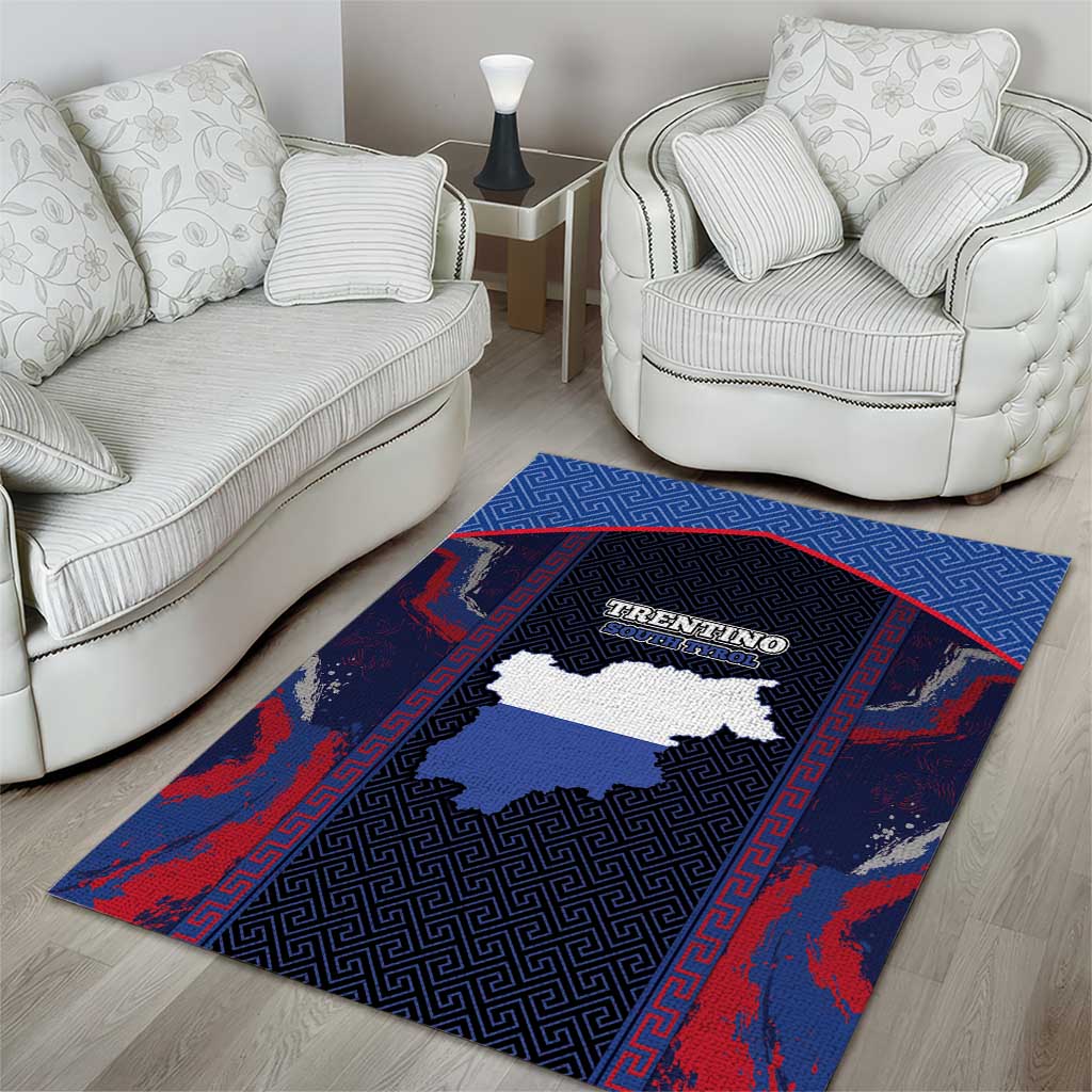 Italy Trentino-South Tyrol Area Rug Coat Of Arms Eagle And Roman Patterns