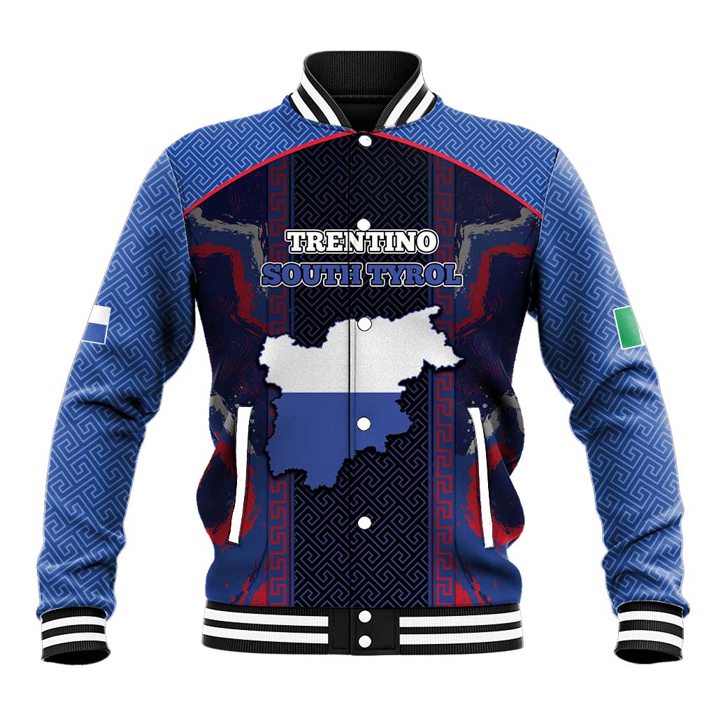 Personalized Italy Trentino-South Tyrol Baseball Jacket Coat Of Arms Eagle And Roman Patterns