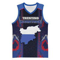 Personalized Italy Trentino-South Tyrol Basketball Jersey Coat Of Arms Eagle And Roman Patterns
