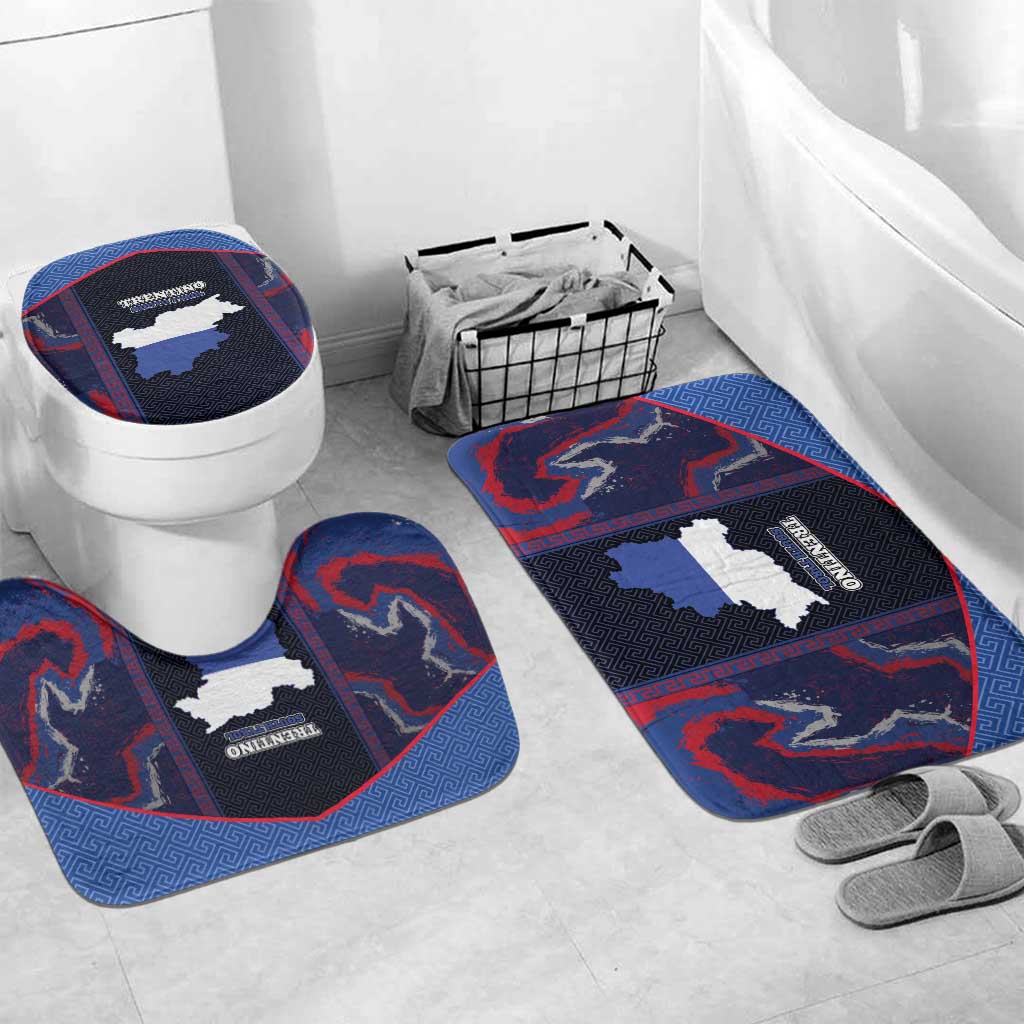 Italy Trentino-South Tyrol Bathroom Set Coat Of Arms Eagle And Roman Patterns