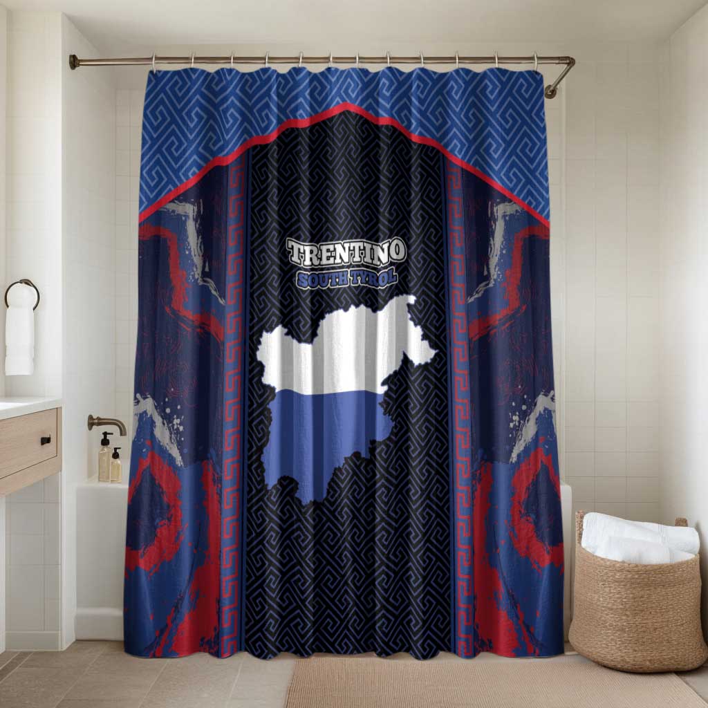 Italy Trentino-South Tyrol Bathroom Set Coat Of Arms Eagle And Roman Patterns
