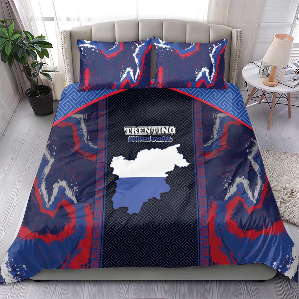 Italy Trentino-South Tyrol Bedding Set Coat Of Arms Eagle And Roman Patterns