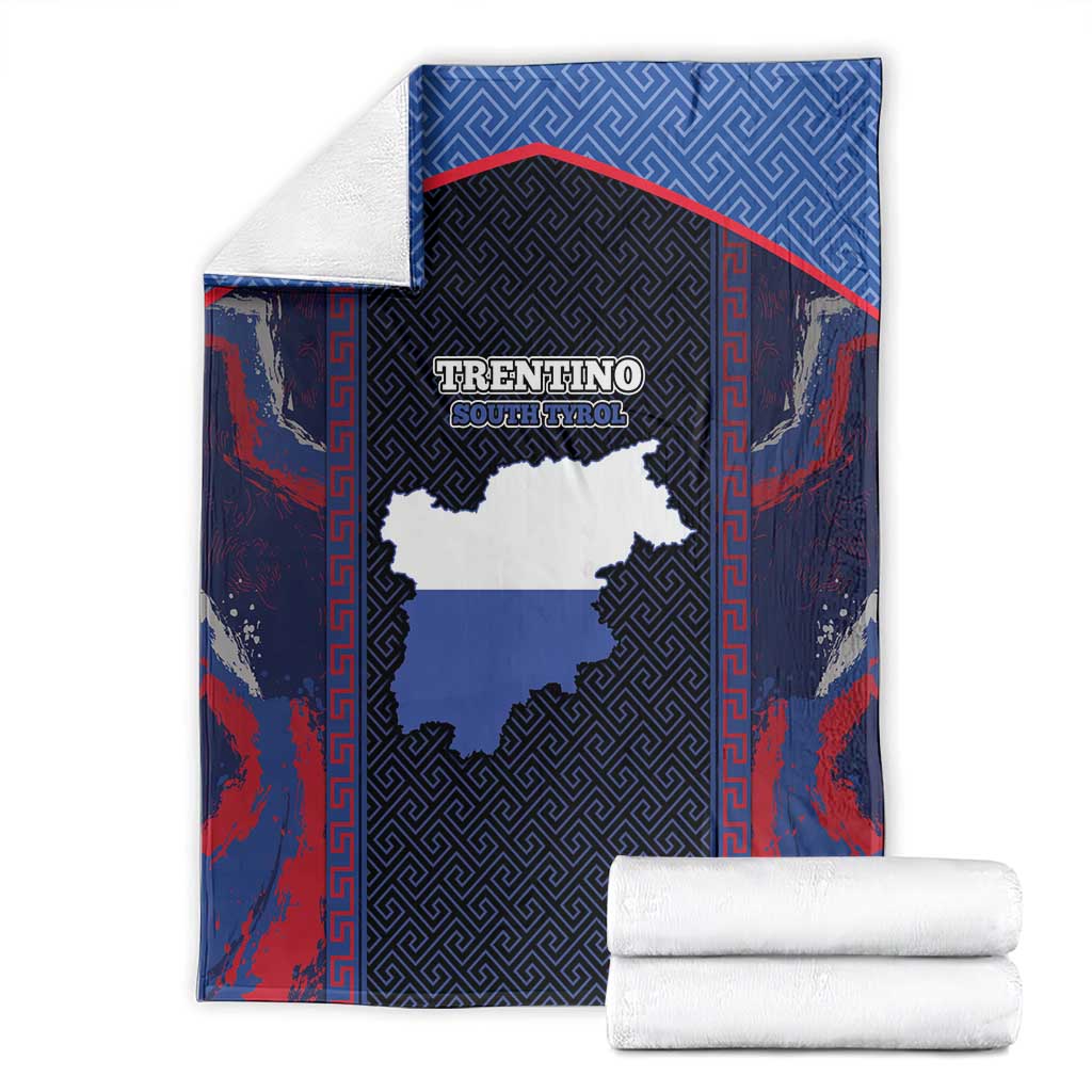 Italy Trentino-South Tyrol Blanket Coat Of Arms Eagle And Roman Patterns