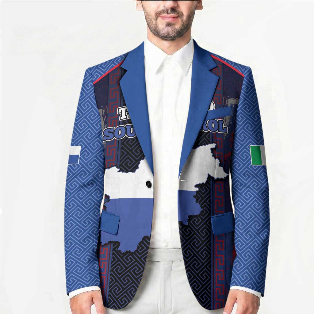 Personalized Italy Trentino-South Tyrol Blazer Coat Of Arms Eagle And Roman Patterns