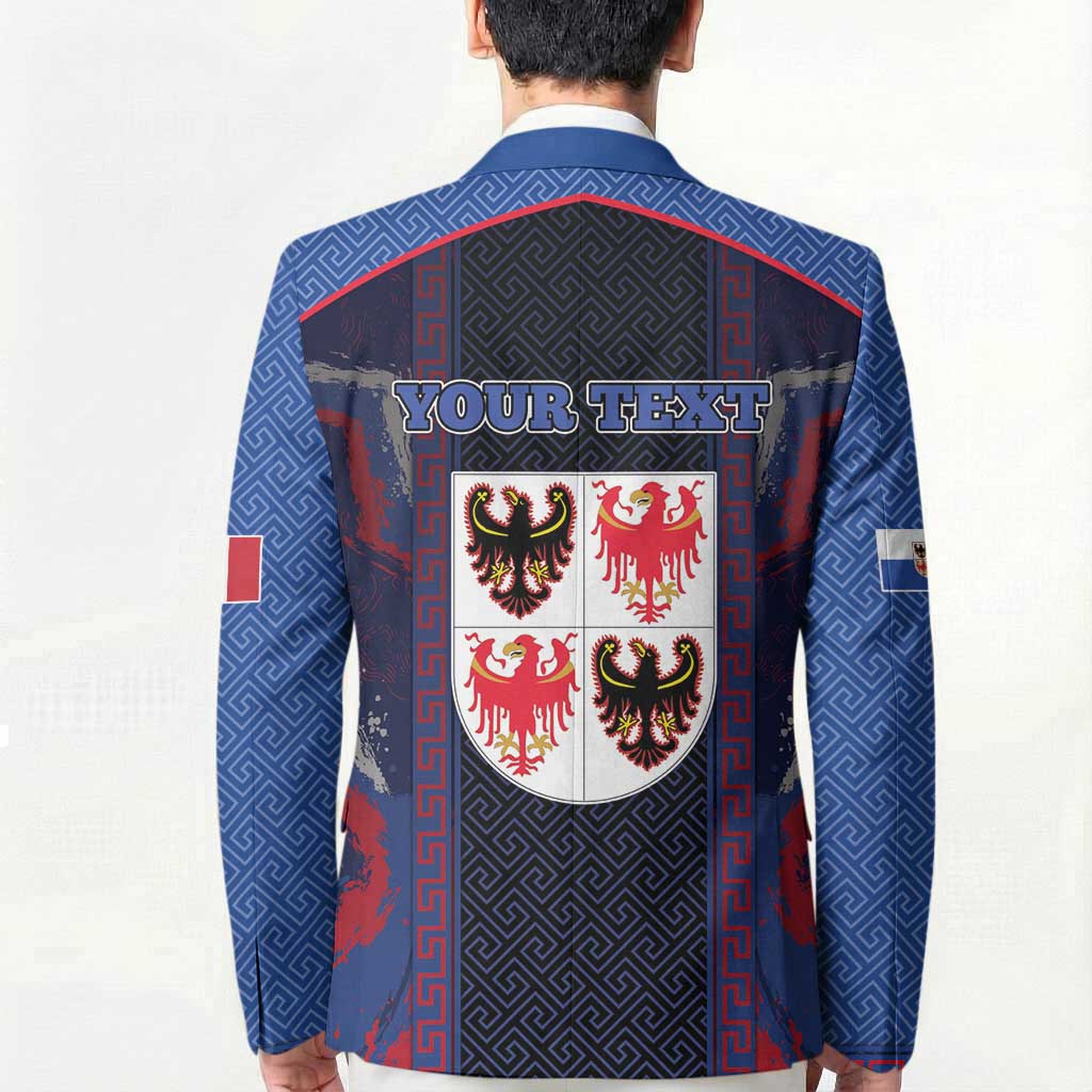 Personalized Italy Trentino-South Tyrol Blazer Coat Of Arms Eagle And Roman Patterns