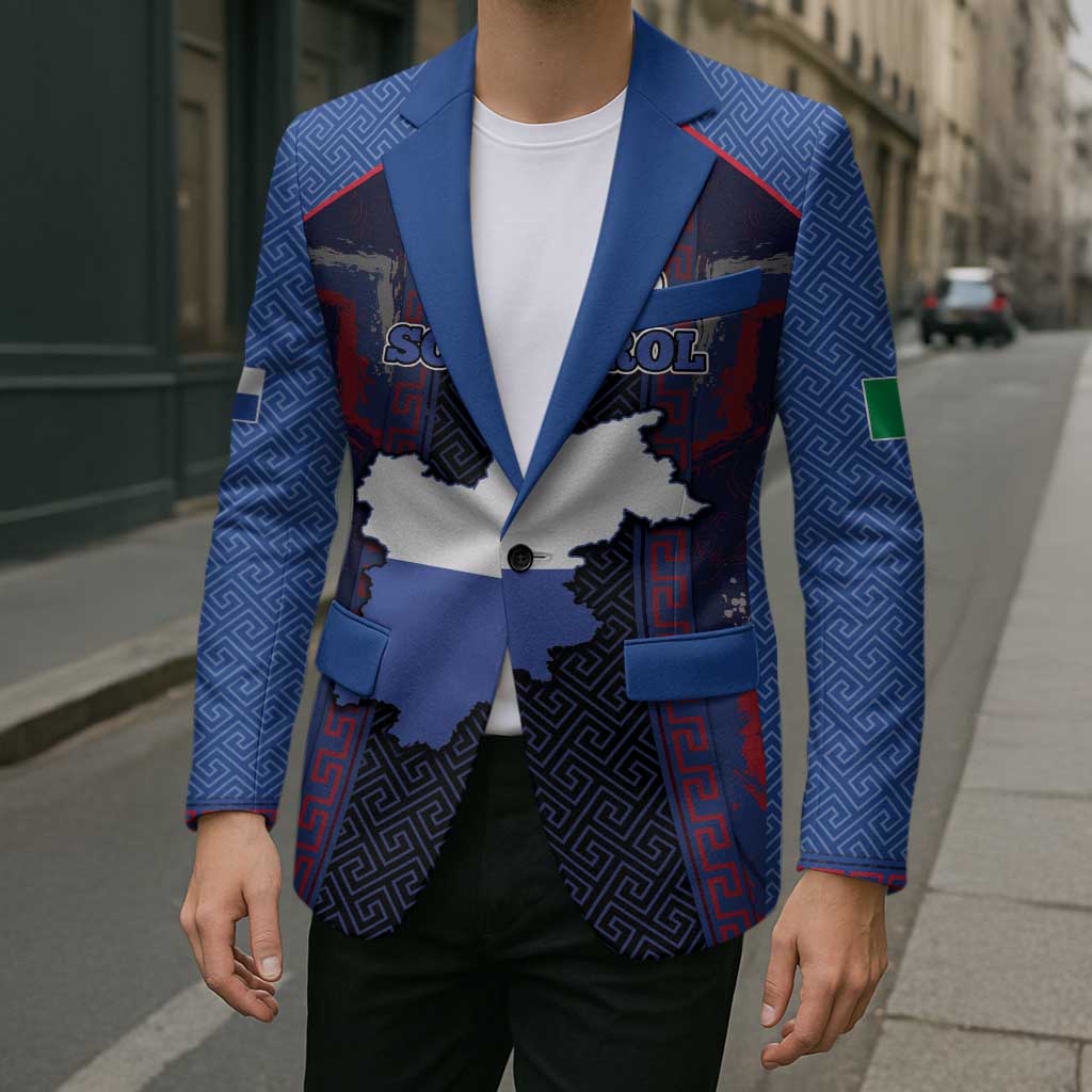 Personalized Italy Trentino-South Tyrol Blazer Coat Of Arms Eagle And Roman Patterns