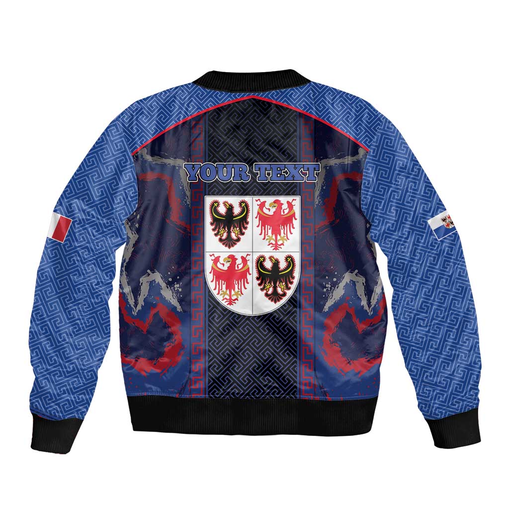 Personalized Italy Trentino-South Tyrol Bomber Jacket Coat Of Arms Eagle And Roman Patterns