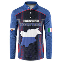 Personalized Italy Trentino-South Tyrol Button Sweatshirt Coat Of Arms Eagle And Roman Patterns