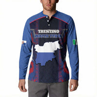 Personalized Italy Trentino-South Tyrol Button Sweatshirt Coat Of Arms Eagle And Roman Patterns