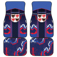 Personalized Italy Trentino-South Tyrol Car Mats Coat Of Arms Eagle And Roman Patterns