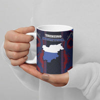 Personalized Italy Trentino-South Tyrol Ceramic Mug Coat Of Arms Eagle And Roman Patterns