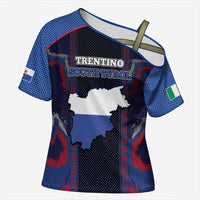 Personalized Italy Trentino-South Tyrol Cross Shoulder Shirt Coat Of Arms Eagle And Roman Patterns