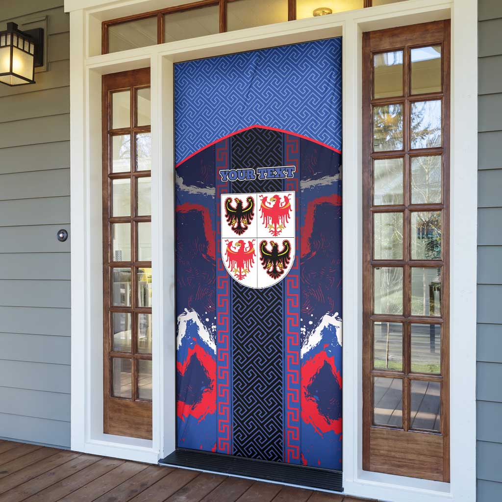 Personalized Italy Trentino-South Tyrol Door Cover Coat Of Arms Eagle And Roman Patterns