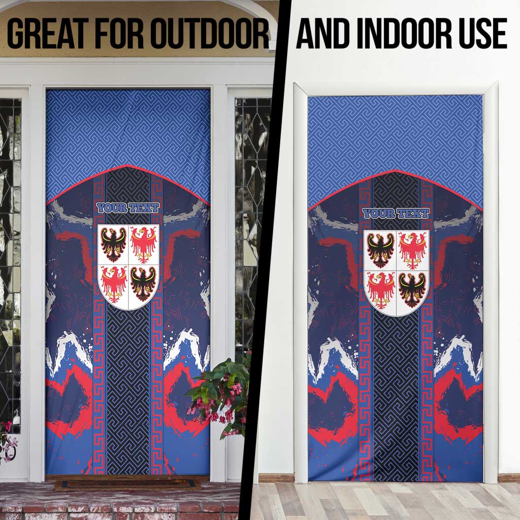 Personalized Italy Trentino-South Tyrol Door Cover Coat Of Arms Eagle And Roman Patterns