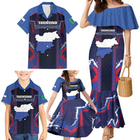 Personalized Italy Trentino-South Tyrol Family Matching Mermaid Dress and Hawaiian Shirt Coat Of Arms Eagle And Roman Patterns