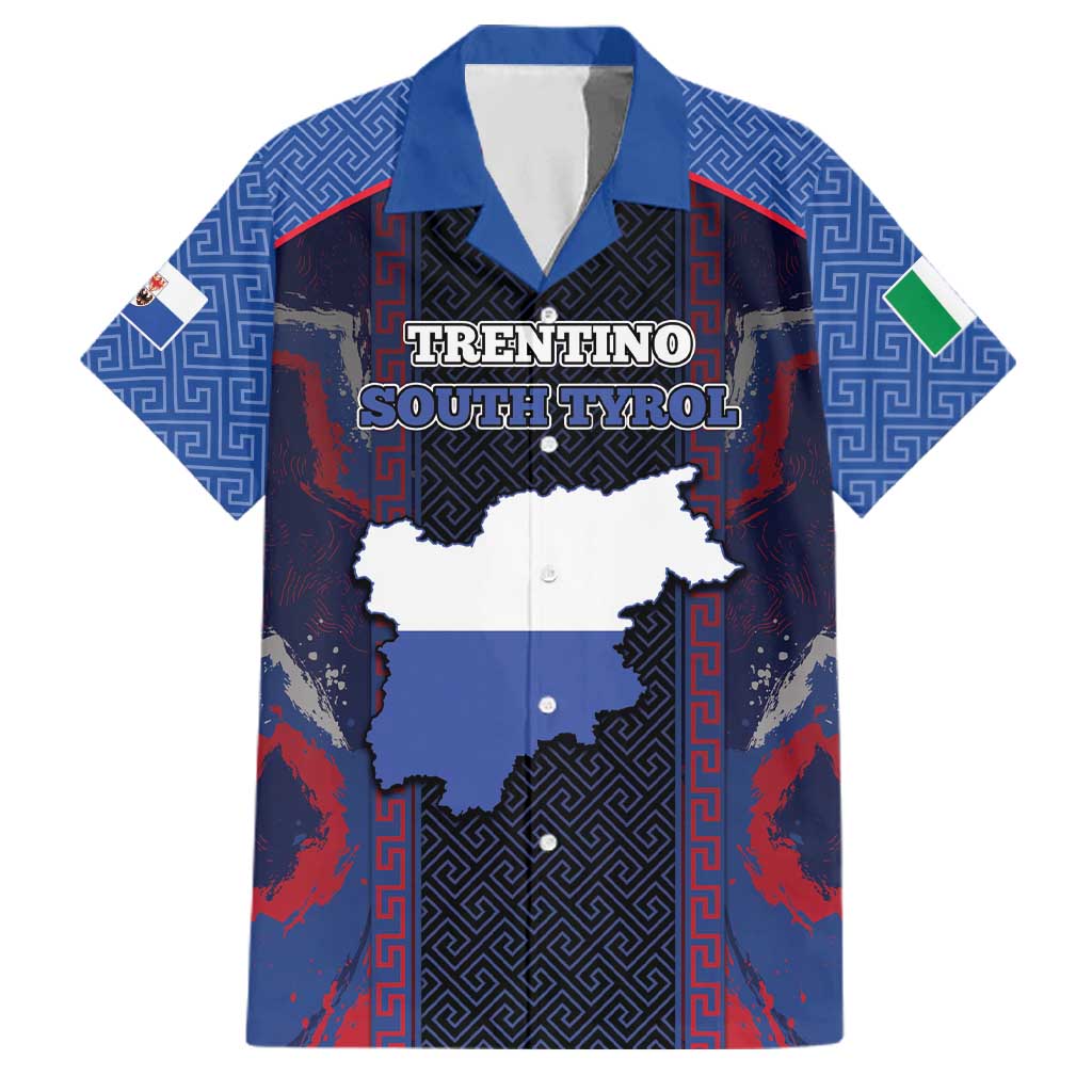Personalized Italy Trentino-South Tyrol Family Matching Mermaid Dress and Hawaiian Shirt Coat Of Arms Eagle And Roman Patterns