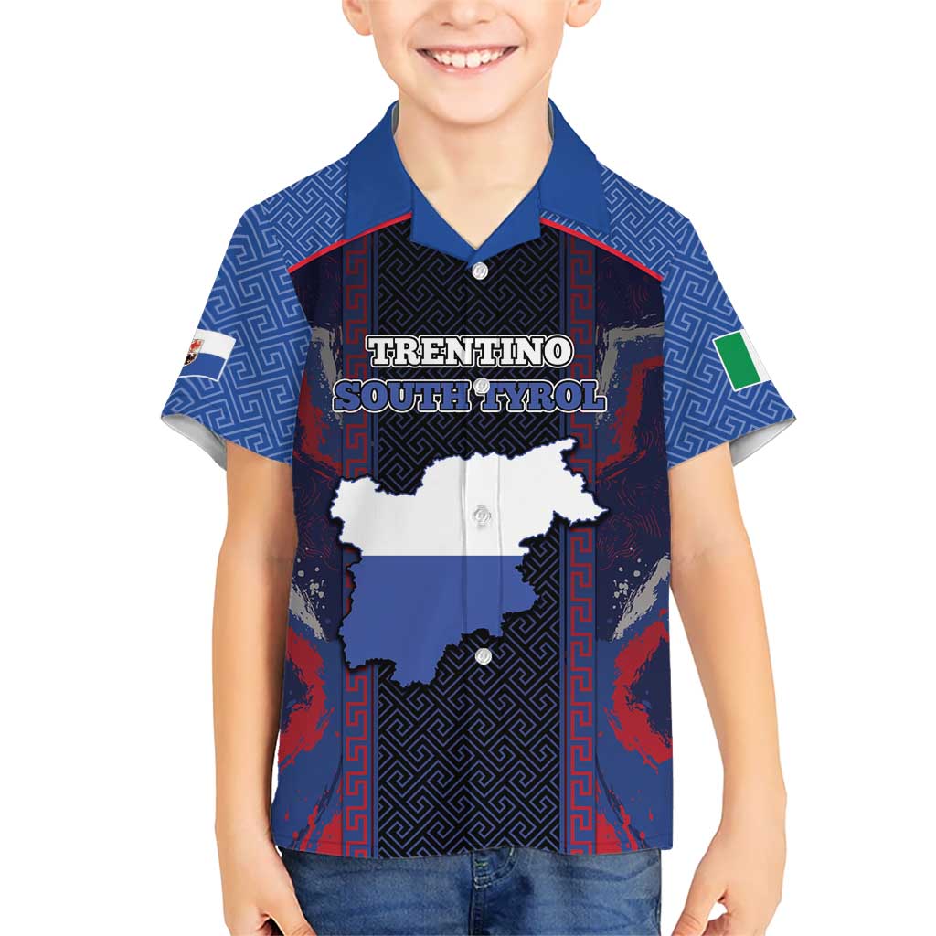 Personalized Italy Trentino-South Tyrol Family Matching Mermaid Dress and Hawaiian Shirt Coat Of Arms Eagle And Roman Patterns