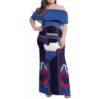 Personalized Italy Trentino-South Tyrol Family Matching Off Shoulder Maxi Dress and Hawaiian Shirt Coat Of Arms Eagle And Roman Patterns