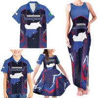 Personalized Italy Trentino-South Tyrol Family Matching Tank Maxi Dress and Hawaiian Shirt Coat Of Arms Eagle And Roman Patterns