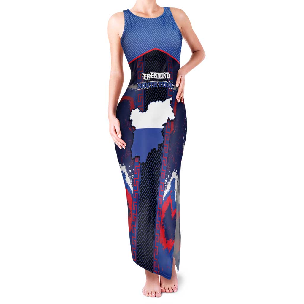Personalized Italy Trentino-South Tyrol Family Matching Tank Maxi Dress and Hawaiian Shirt Coat Of Arms Eagle And Roman Patterns