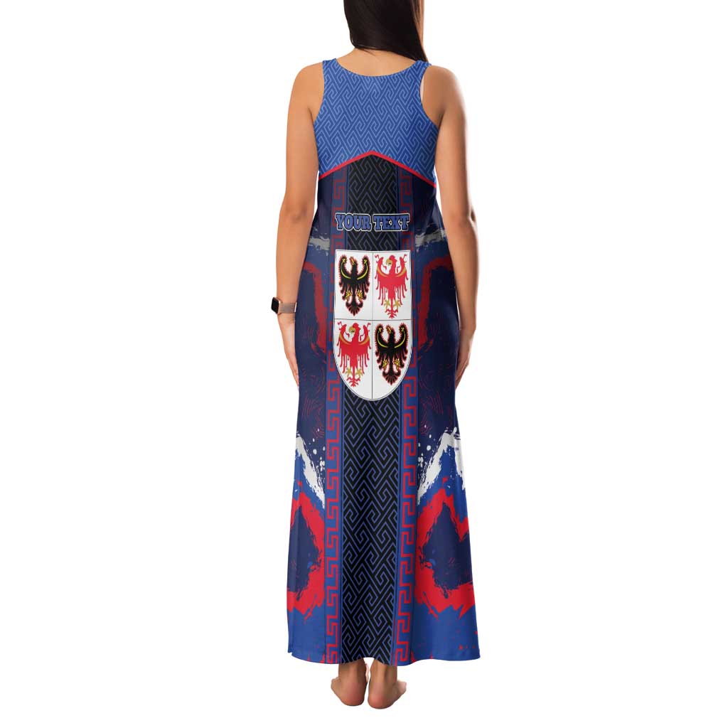Personalized Italy Trentino-South Tyrol Family Matching Tank Maxi Dress and Hawaiian Shirt Coat Of Arms Eagle And Roman Patterns