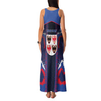 Personalized Italy Trentino-South Tyrol Family Matching Tank Maxi Dress and Hawaiian Shirt Coat Of Arms Eagle And Roman Patterns