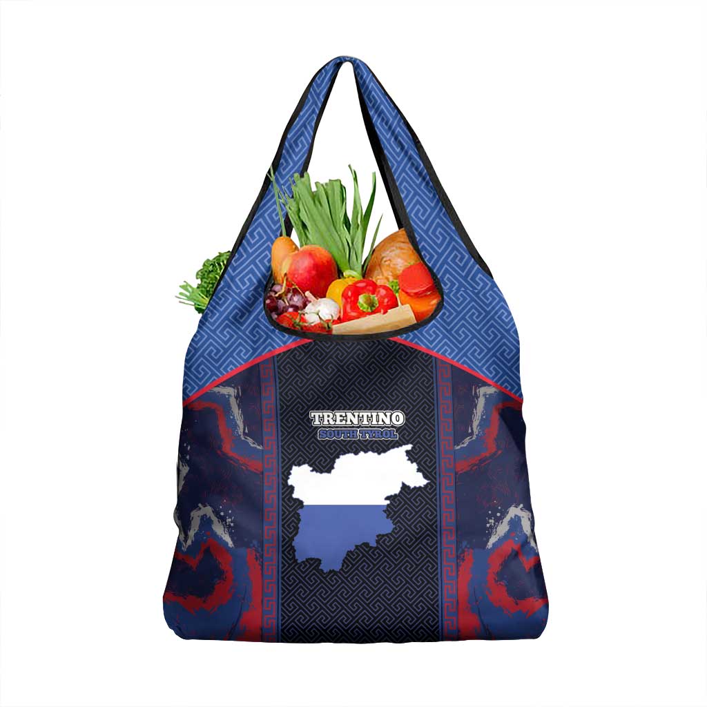 Italy Trentino-South Tyrol Grocery Bag Coat Of Arms Eagle And Roman Patterns