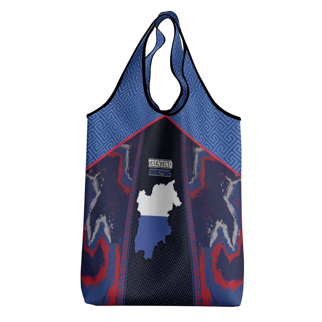 Italy Trentino-South Tyrol Grocery Bag Coat Of Arms Eagle And Roman Patterns
