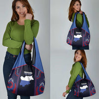 Italy Trentino-South Tyrol Grocery Bag Coat Of Arms Eagle And Roman Patterns